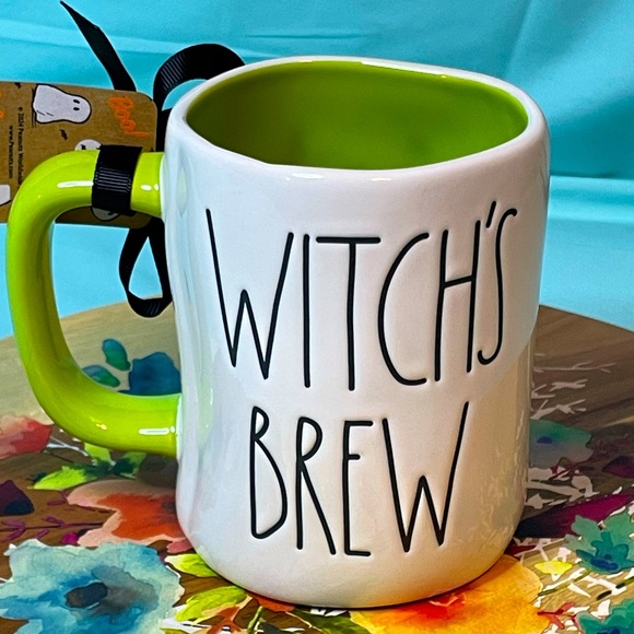 Rae Dunn x Peanuts Snoopy & Woodstock “Witches Brew” Ceramic Mug - Picture 2 of 4